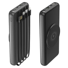 Magnetic Wireless Charging Powerbank With Built in Super Sast Charging Cables