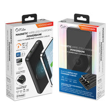 Magnetic Wireless Charging Powerbank With Built in Super Sast Charging Cables