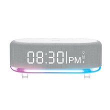 Lifestyle Advanced Powerhouse Wireless Charging Speaker with Alarm Clock & LED Mood Light