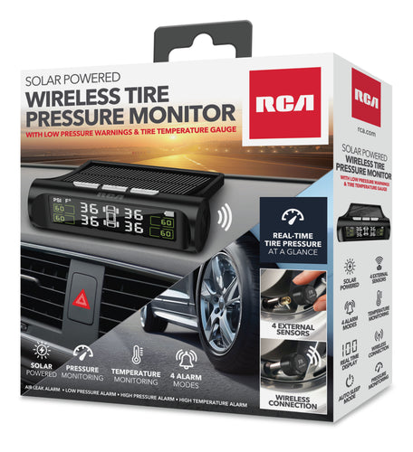 RCA Solar Powered Tire Pressure Monitoring System