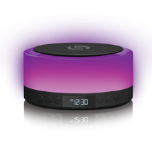 Lifestyle Advanced Aura Powerhouse Mood Light Wireless Charging Speaker With Clock
