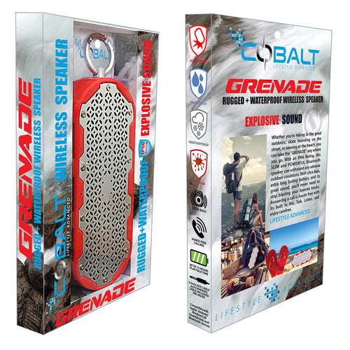 GRENADE - RUGGED & WATERPROOF SPEAKER