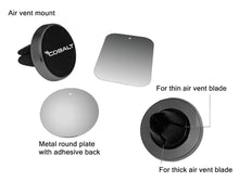 Magnetic Air-Vent Mount With Metal Rim